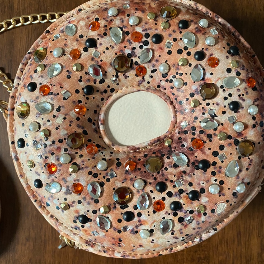 Betsey Johnson Kitsch I'm Everything Bagel Crossbody Bag (Worn Twice)